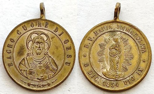 Medaglia medaglietta pio ix - -,