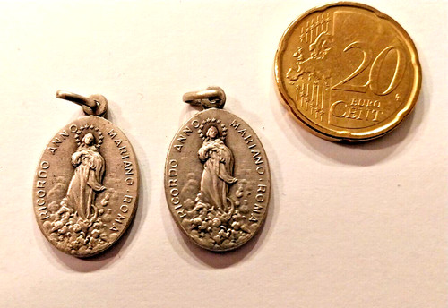 Medaglietta votiva pio xii - medaglietta, (2)