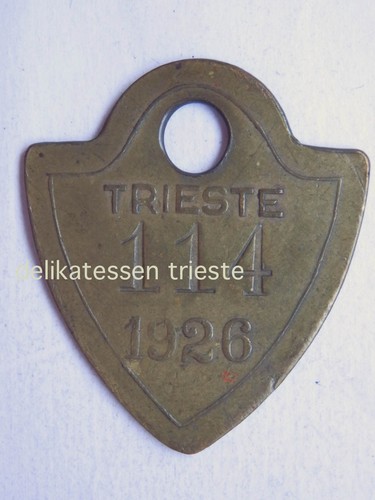 Trieste targhetta medaglietta - trieste,