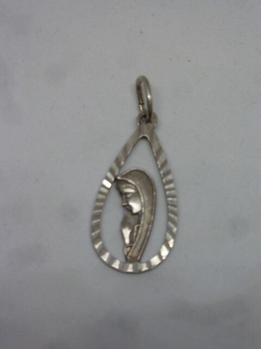 Argento 800 medaglietta - argento,