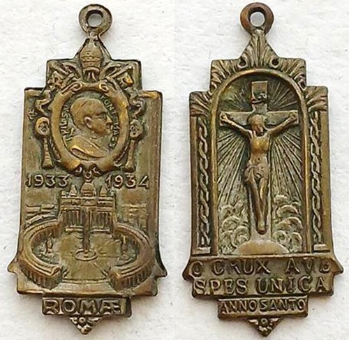 Medaglia medaglietta pio xi - -,