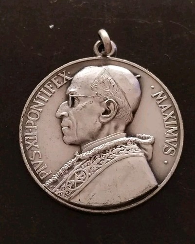 Pio xii medaglietta anni - pio, xii,