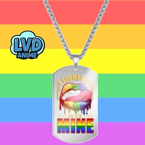 Collana medaglietta gay - collana,