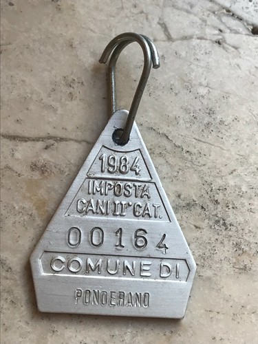 Medaglietta tassa imposta cani - medaglietta,
