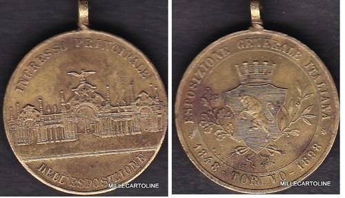 Torino 1898 medaglietta - #, torino: